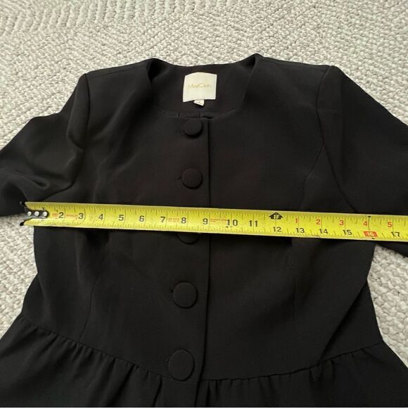 ModCloth Black Ruffle Blazer - Sz S - Picture 14 of 16